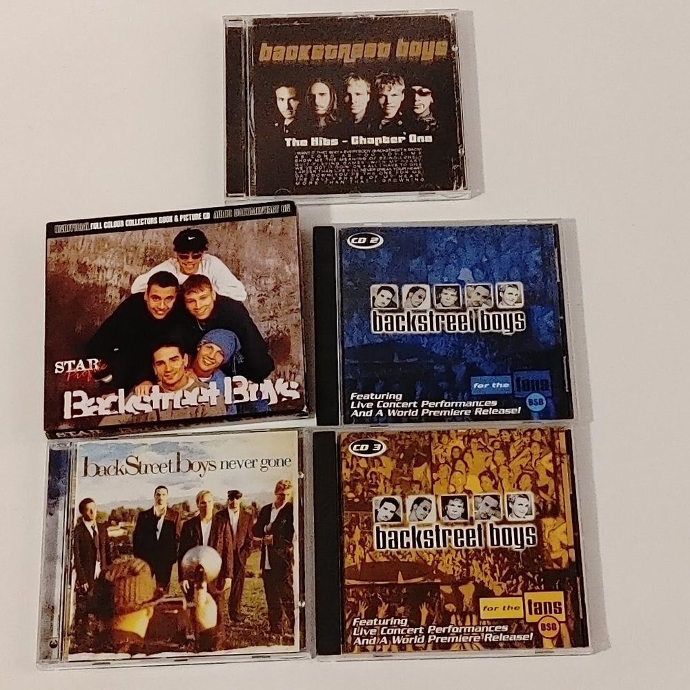 RETRO BACKSTREET BOYS CD LOT of 5